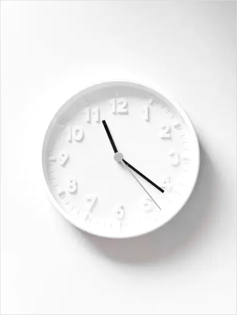 Detail Wall Clock Modern Minimal Number 7