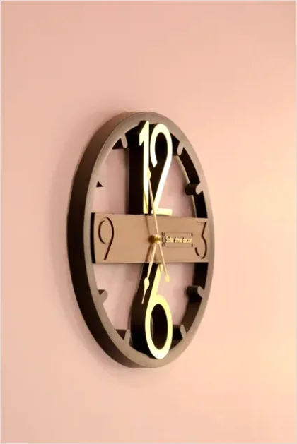 Detail Wall Clock Modern Minimal Number 10