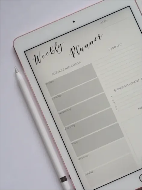 Detail Weekly Meal Plan Printable Aesthetic Number 15