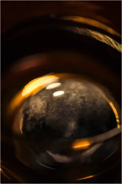 Detail Whiskey Glass Ice Close Up Number 13