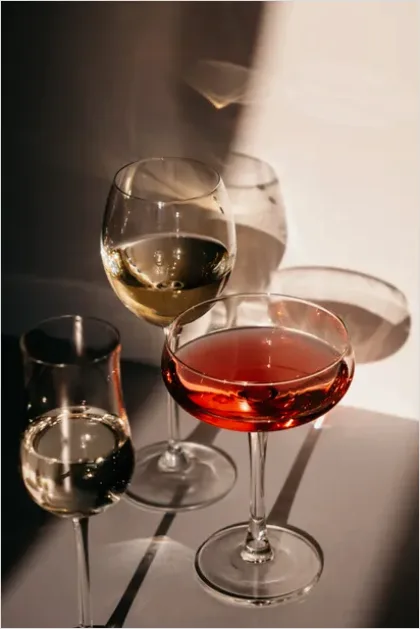 Detail Wine Festival Tasting Glasses Close Up Number 12