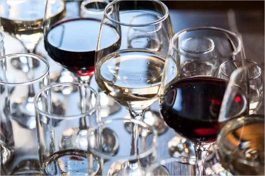 Detail Wine Festival Tasting Glasses Close Up Number 16
