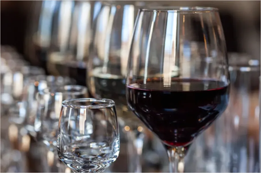 Detail Wine Festival Tasting Glasses Close Up Number 3