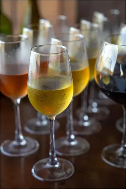 Detail Wine Festival Tasting Glasses Close Up Number 4