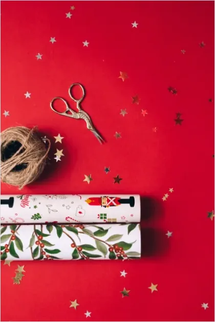 Detail Wrapping Paper And Scissors Number 14