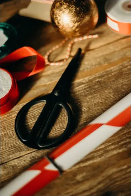 Detail Wrapping Paper And Scissors Number 15