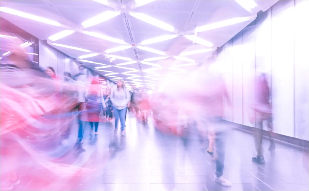 Detail Airport Terminal Travelers Walking Blur Number 12