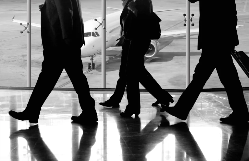Detail Airport Terminal Travelers Walking Blur Number 6