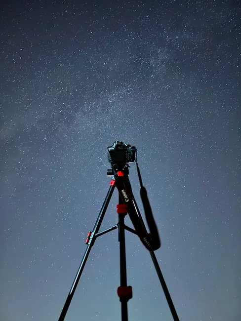 Astrophotography Setup Tripod Telescope Night 0d6c