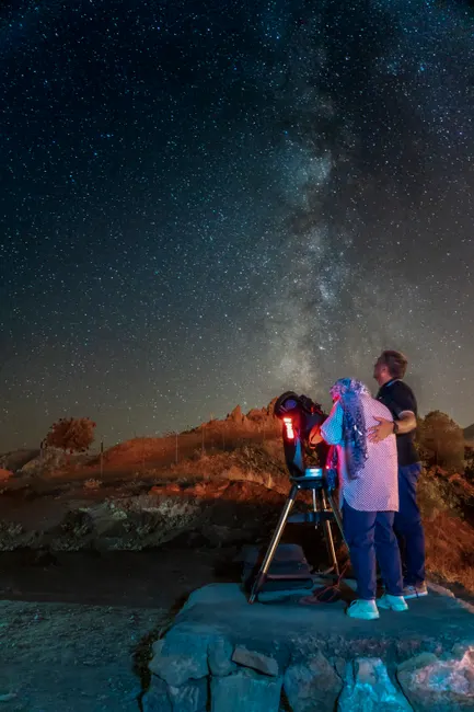 Detail Astrophotography Setup Tripod Telescope Night Number 14
