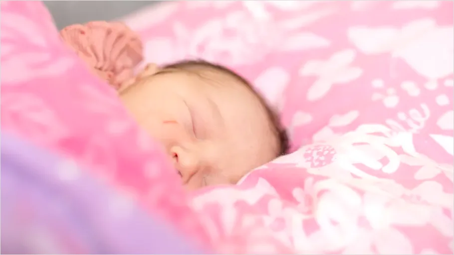Detail Baby Portrait Sleeping Close Up Number 11