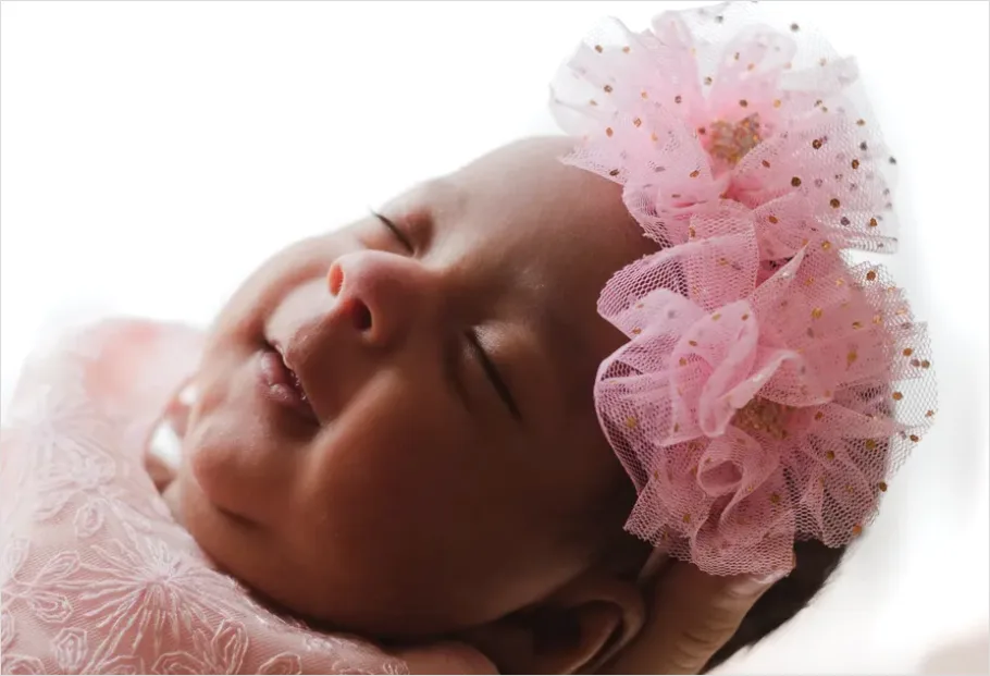Detail Baby Portrait Sleeping Close Up Number 5