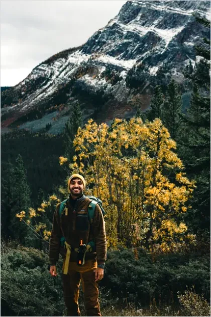 Detail Backpacker Hiking Trail Portrait Outdoors Number 11