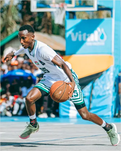Detail Basketball Player Dribbling Court Action Number 11