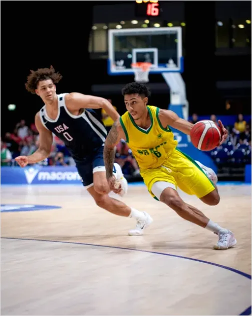 Detail Basketball Player Dribbling Court Action Number 16