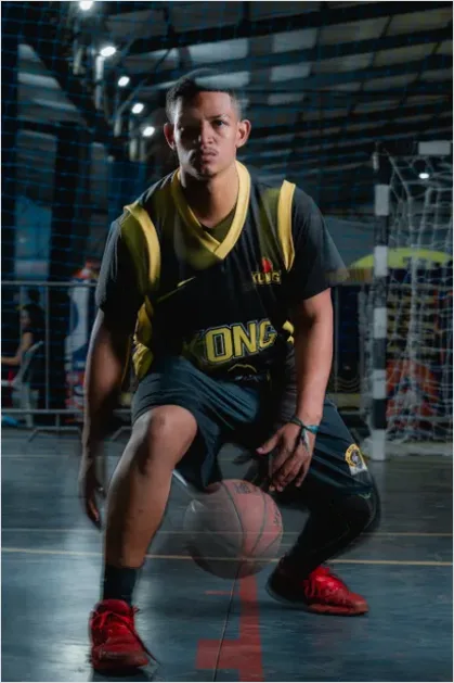 Detail Basketball Player Dribbling Court Action Number 5