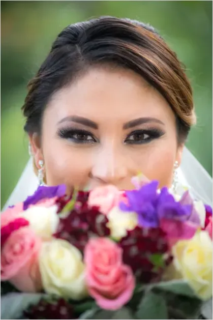 Detail Bride Portrait Veil Close Up Number 5
