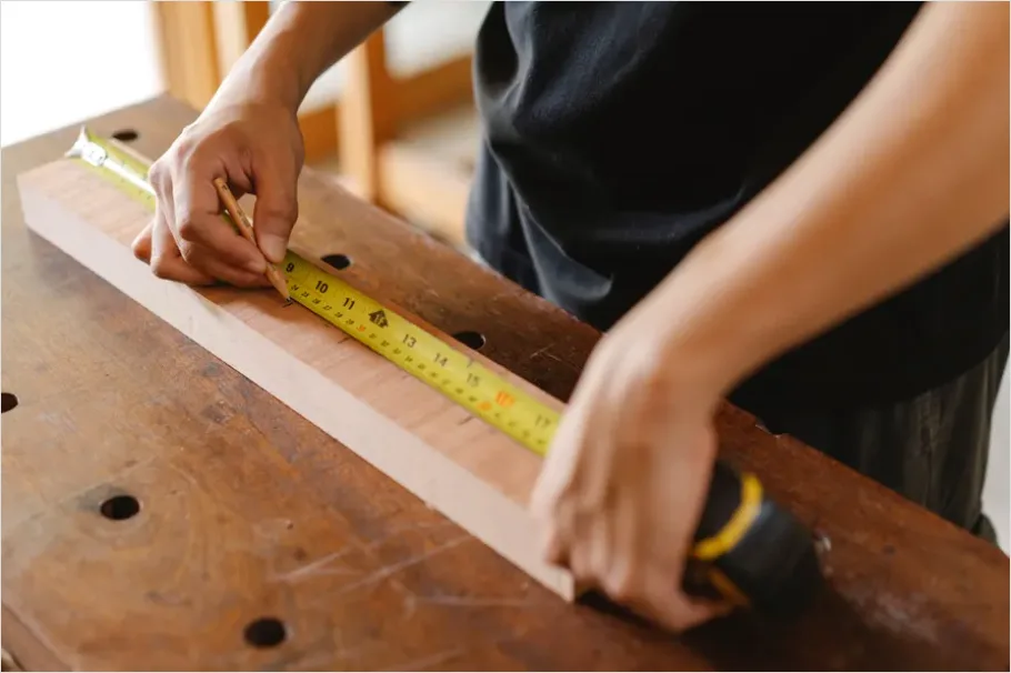 Detail Carpenter Measuring Wood Tape Measure Number 3