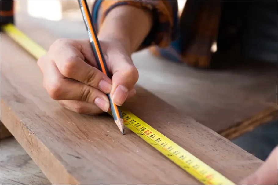 Detail Carpenter Measuring Wood Tape Measure Number 9