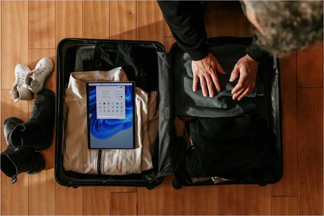 Detail Carry On Luggage Packing Flat Lay Number 2