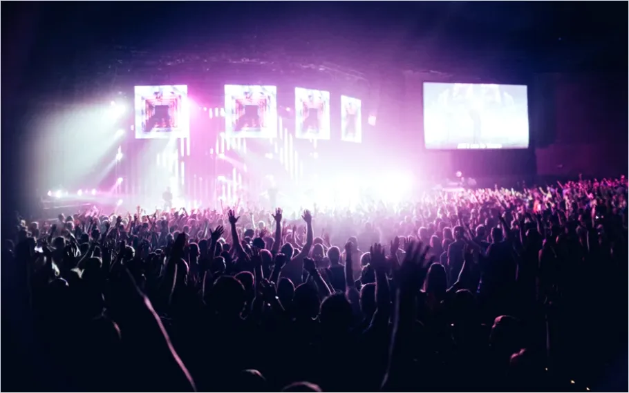 Detail Concert Crowd Hands In Air Number 14