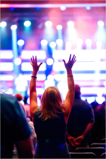 Detail Concert Crowd Hands In Air Number 15