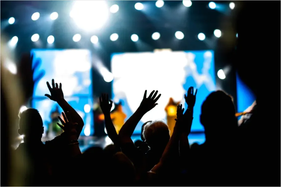 Detail Concert Crowd Hands In Air Number 16