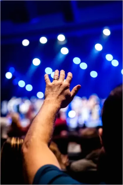 Detail Concert Crowd Hands In Air Number 3