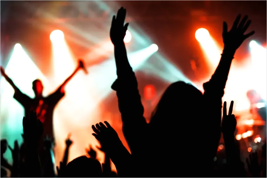 Detail Concert Crowd Hands In Air Number 7