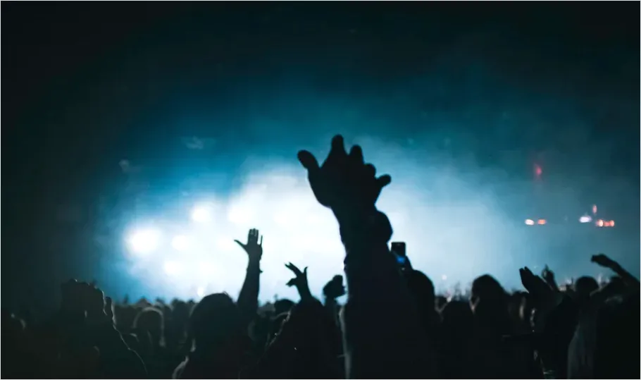 Detail Concert Crowd Hands In Air Number 8