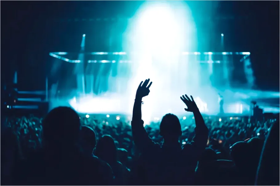 Detail Concert Crowd Hands In Air Number 10