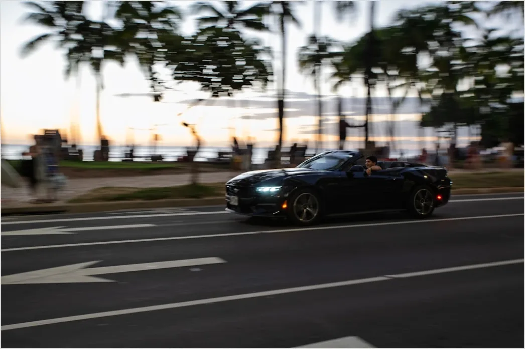 Convertible Car Coastal Road Drive 0e14