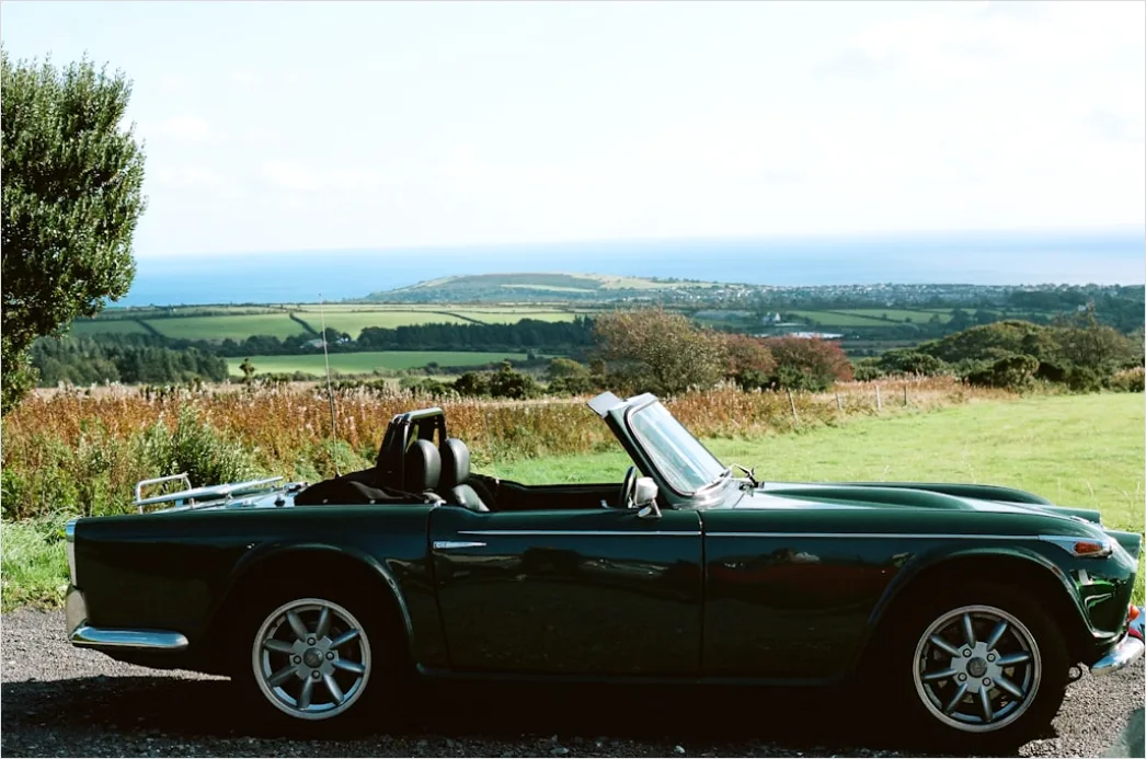 Detail Convertible Car Coastal Road Drive Number 4