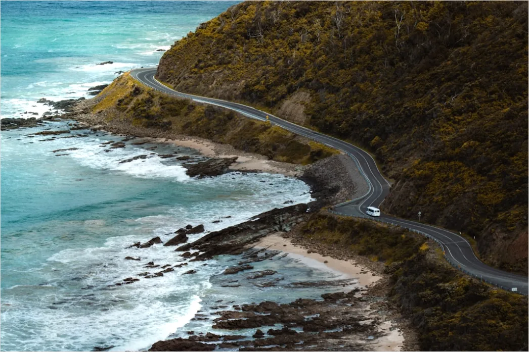 Detail Convertible Car Coastal Road Drive Number 10