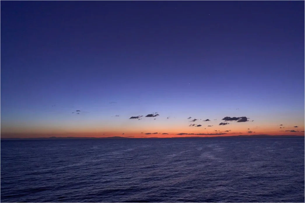 Detail Cruise Ship Deck Ocean Sunrise Number 13