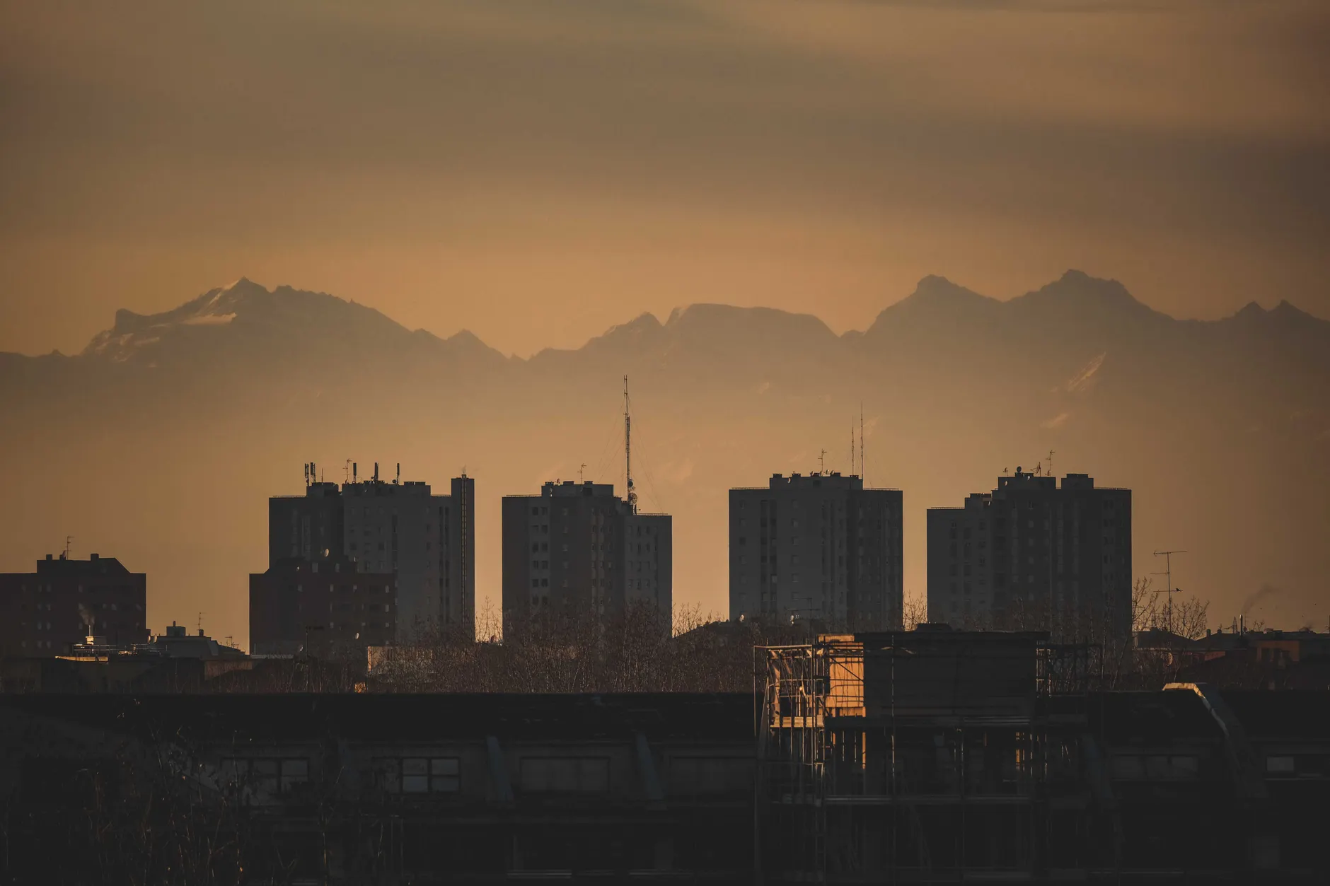 Detail Denver City Skyline Mountain Backdrop Number 4