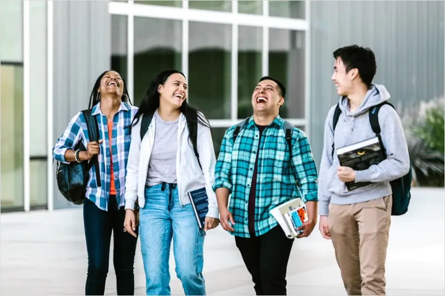 Detail Diverse Group Of Friends Laughing Number 4