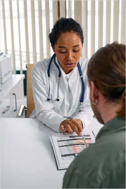 Detail Doctor And Patient Consultation Clinic Number 5