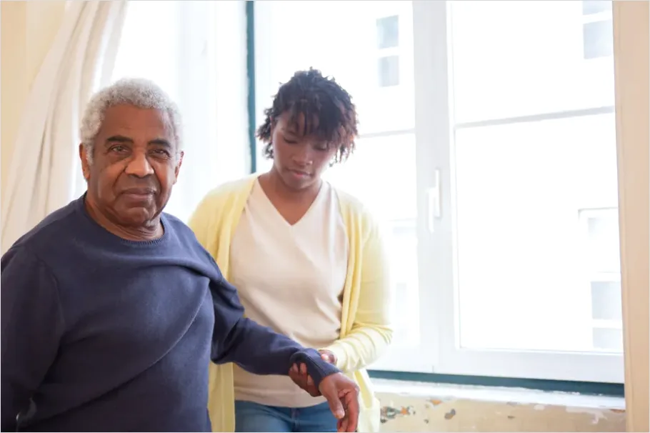 Detail Elderly Care Caregiver Holding Hands Number 13