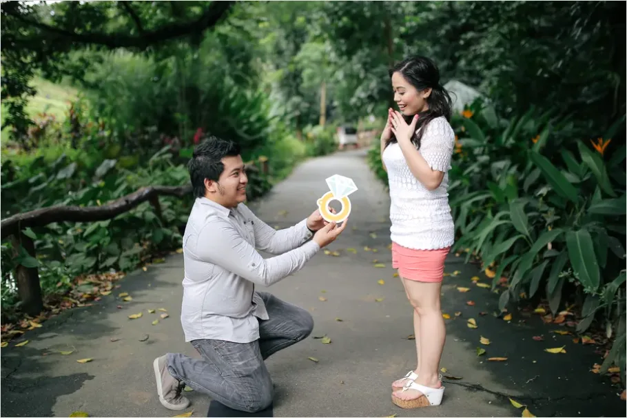 Detail Engagement Proposal Reaction Surprise Moment Number 2