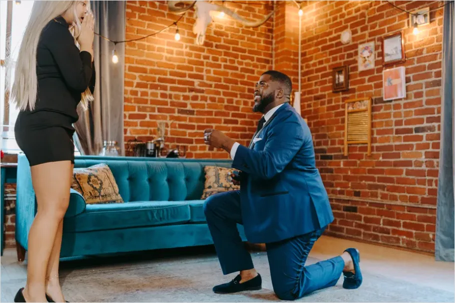 Detail Engagement Proposal Reaction Surprise Moment Number 15