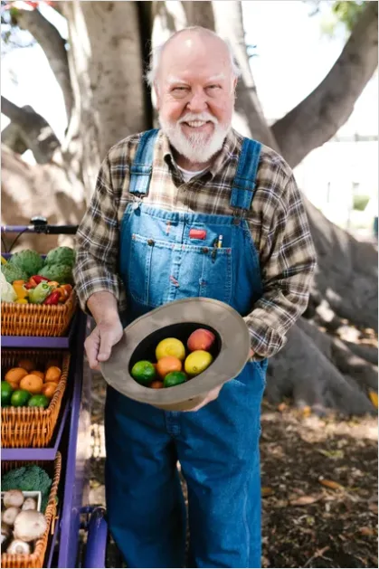 Detail Farmer Holding Fresh Produce Portrait Number 5