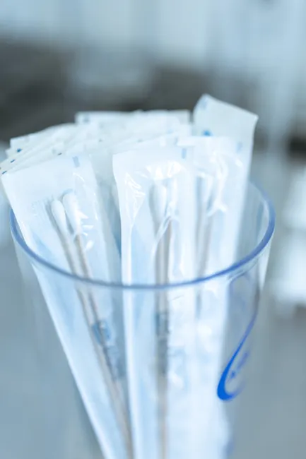 Detail Genetic Testing Kit Swab Packaging Flat Lay Number 15
