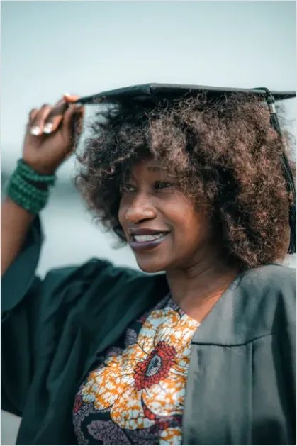 Detail Graduation Cap And Gown Portrait Number 13