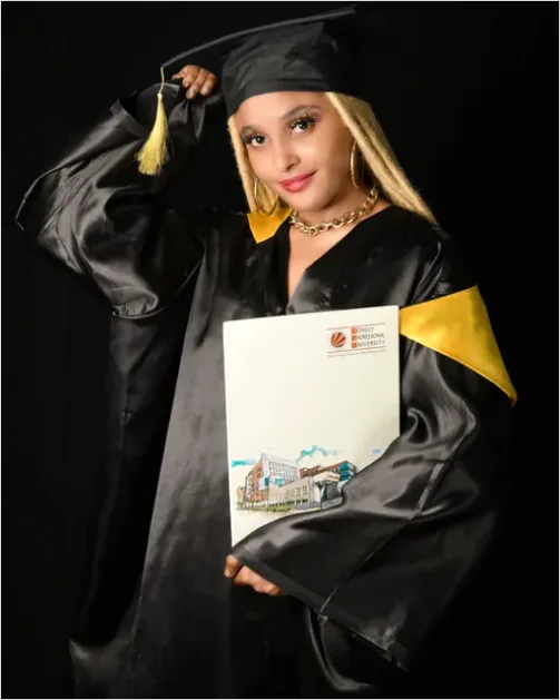 Detail Graduation Cap And Gown Portrait Number 6