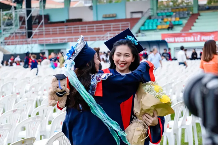 Detail Graduation Family Hugging Proud Moment Number 16