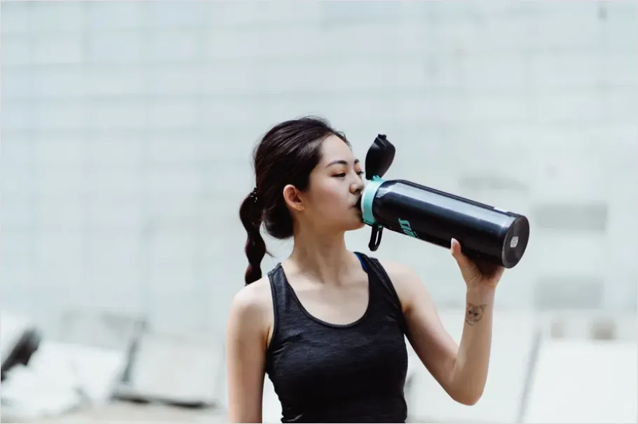 Detail Healthy Lifestyle Portrait Water Bottle Number 2
