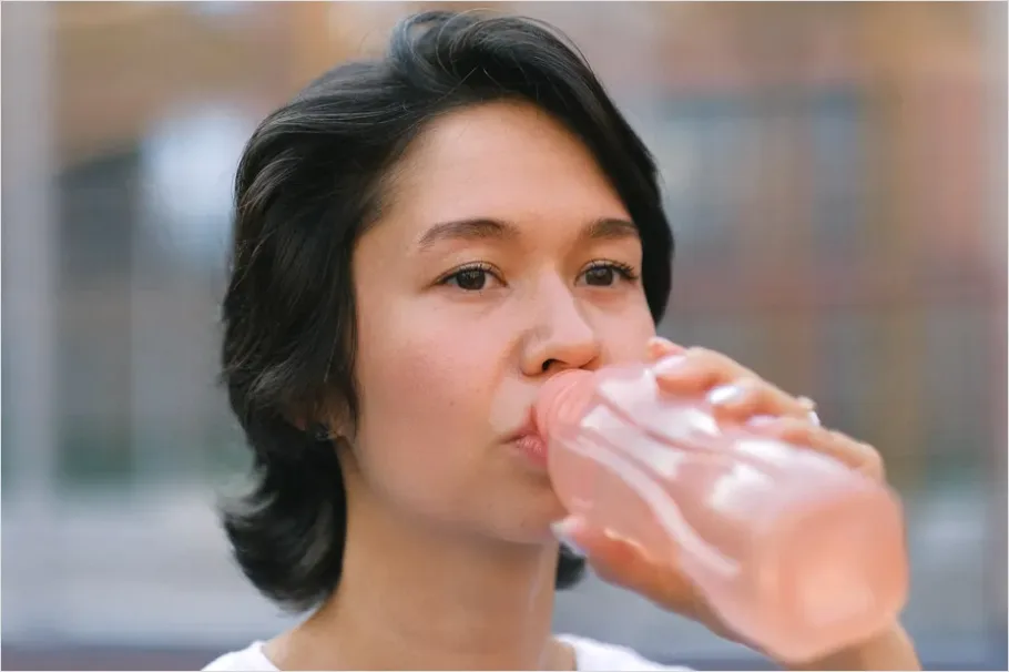 Detail Healthy Lifestyle Portrait Water Bottle Number 6