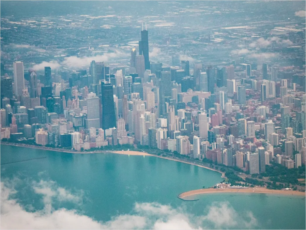 Detail Helicopter Tour City Skyline Aerial Number 13