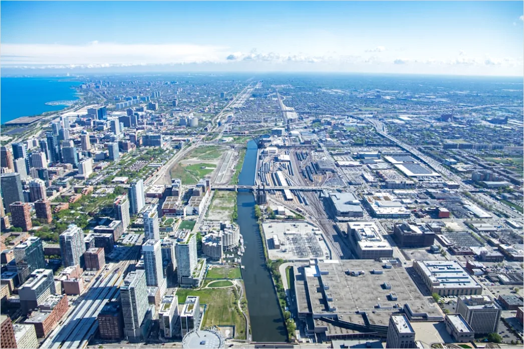 Detail Helicopter Tour City Skyline Aerial Number 7